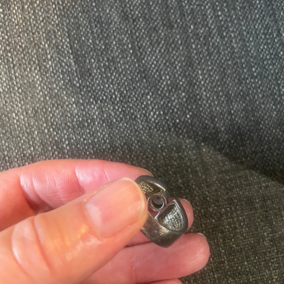 925 Silver Ring Rhodium Plate - Picture 3 of 3